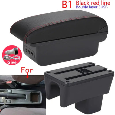 Accoudoir Central Suzuki Swift 2005-2024 avec USB - vue de profil 2 - Becquet Voiture