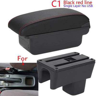 Accoudoir Central Suzuki Swift 2005-2024 avec USB - vue rapprochée - Becquet Voiture