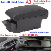 Accoudoir Central Toyota GT86 Subaru BRZ 2012-2020 - installé sur véhicule 2 - Becquet Voiture
