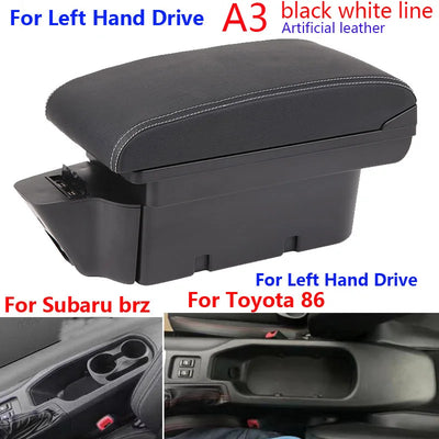Accoudoir Central Toyota GT86 Subaru BRZ 2012-2020 - installé sur véhicule 2 - Becquet Voiture