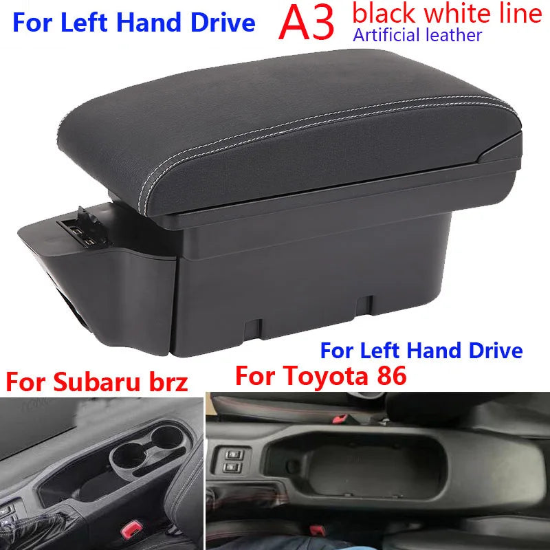 Accoudoir Central Toyota GT86 Subaru BRZ 2012-2020 - installé sur véhicule 2 - Becquet Voiture