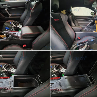 Accoudoir Central Toyota GT86 Subaru BRZ 2012-2020 - installé sur véhicule - Becquet Voiture