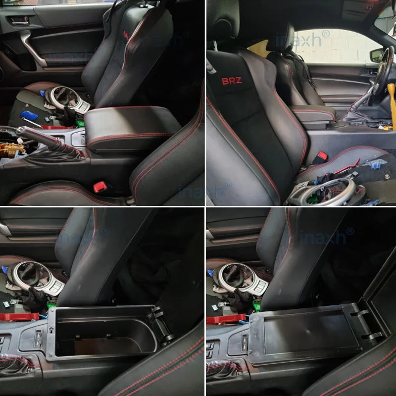 Accoudoir Central Toyota GT86 Subaru BRZ 2012-2020 - installé sur véhicule - Becquet Voiture