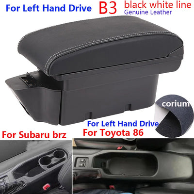Accoudoir Central Toyota GT86 Subaru BRZ 2012-2020 - vue arrière 2 - Becquet Voiture
