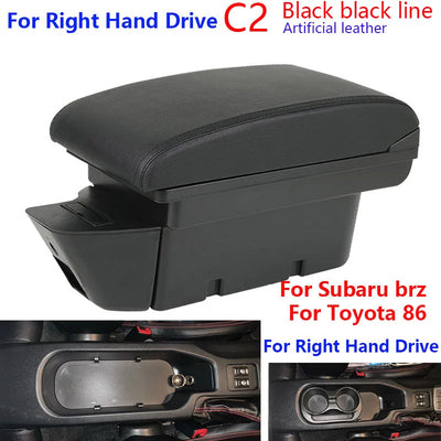 Accoudoir Central Toyota GT86 Subaru BRZ 2012-2020 - vue de dessus - Becquet Voiture