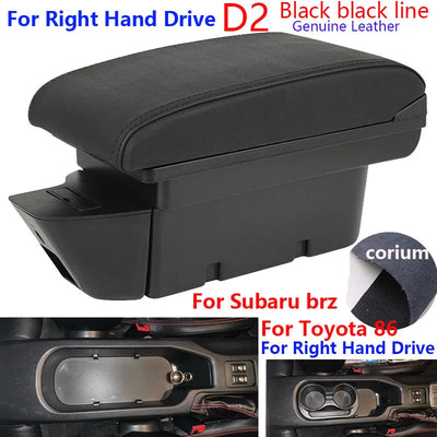 Accoudoir Central Toyota GT86 Subaru BRZ 2012-2020 - vue de trois-quarts 2 - Becquet Voiture