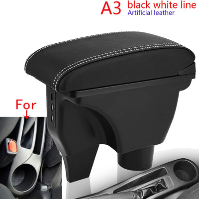 Accoudoir Central Toyota Yaris avec Rangement - vue de face 2 - Becquet Voiture