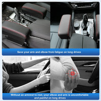 Accoudoir Central Voiture Universel Réglable avec Rangement - installé sur véhicule - Becquet Voiture
