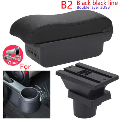 Accoudoir Central Volkswagen Up Skoda Citigo Seat Mii - vue de face 2 - Becquet Voiture