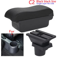 Accoudoir Central Volkswagen Up Skoda Citigo Seat Mii - vue rapprochée - Becquet Voiture