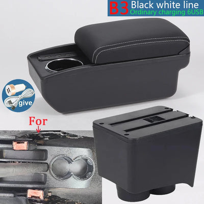 Accoudoir Central VW Polo 9N 2002-2009 Boîte de Rangement - installé sur véhicule 2 - Becquet Voiture