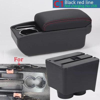 Accoudoir Central VW Polo 9N 2002-2009 Boîte de Rangement - vue arrière 2 - Becquet Voiture