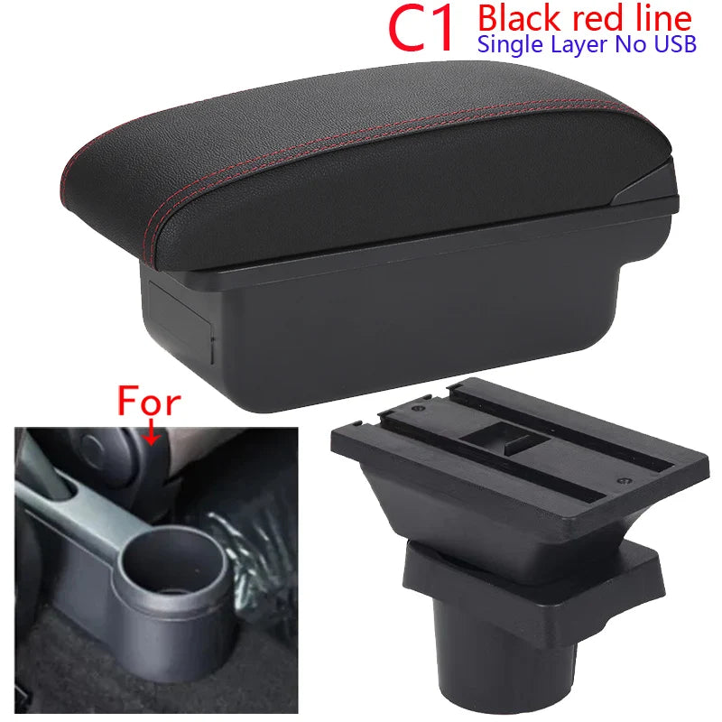 Accoudoir Central VW Skoda Citigo Seat avec Rangement - vue de dessus - Becquet Voiture
