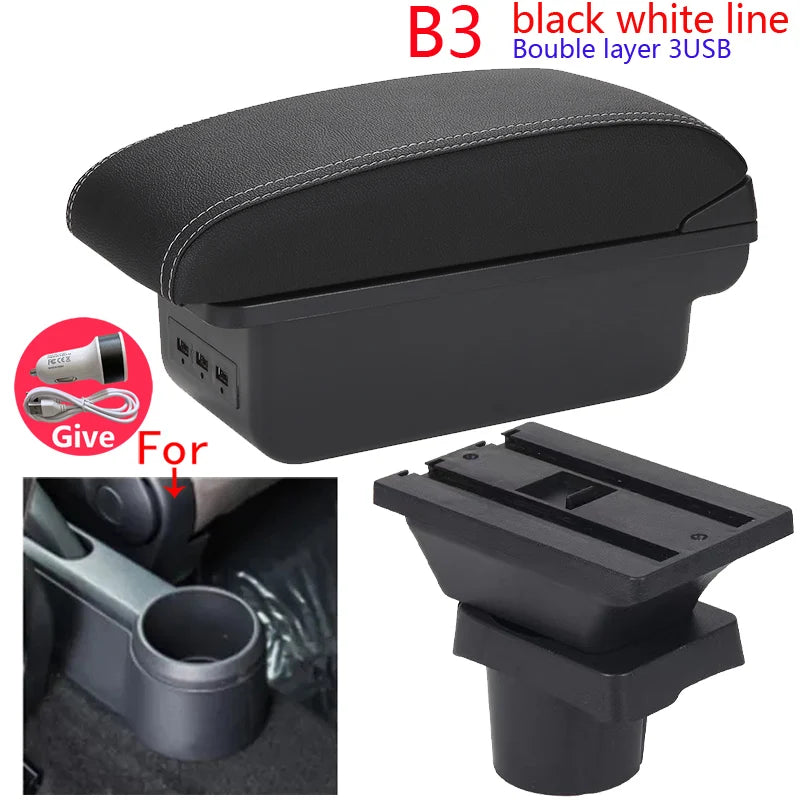 Accoudoir Central VW Skoda Citigo Seat avec Rangement - vue de profil 2 - Becquet Voiture