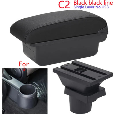 Accoudoir Central VW Skoda Citigo Seat avec Rangement - vue rapprochée - Becquet Voiture