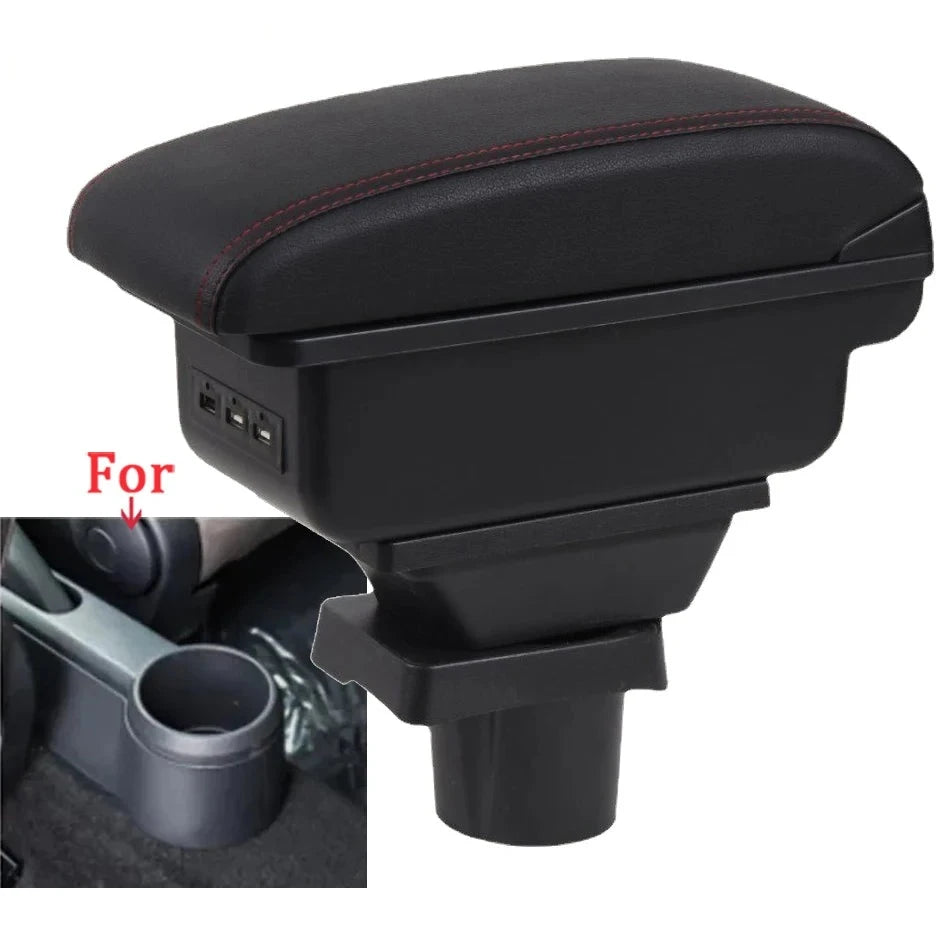 Accoudoir Central VW UP Skoda Citigo Seat Mii Rangement - vue de face - Becquet Voiture