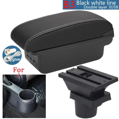 Accoudoir Central VW UP Skoda Citigo Seat Mii Rangement - vue de profil 2 - Becquet Voiture