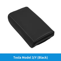 Accoudoir Coussin Mémoire de Forme Tesla Model 3 et Y - détail du montage - Becquet Voiture