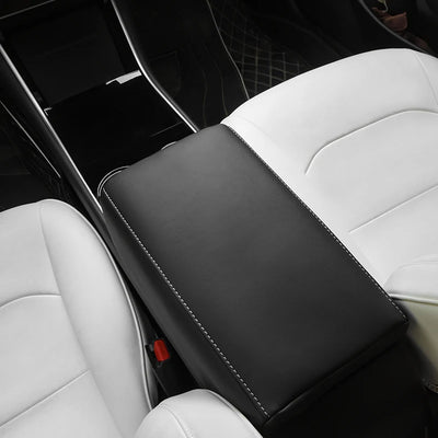 Accoudoir Coussin Mémoire de Forme Tesla Model 3 et Y - vue arrière - Becquet Voiture