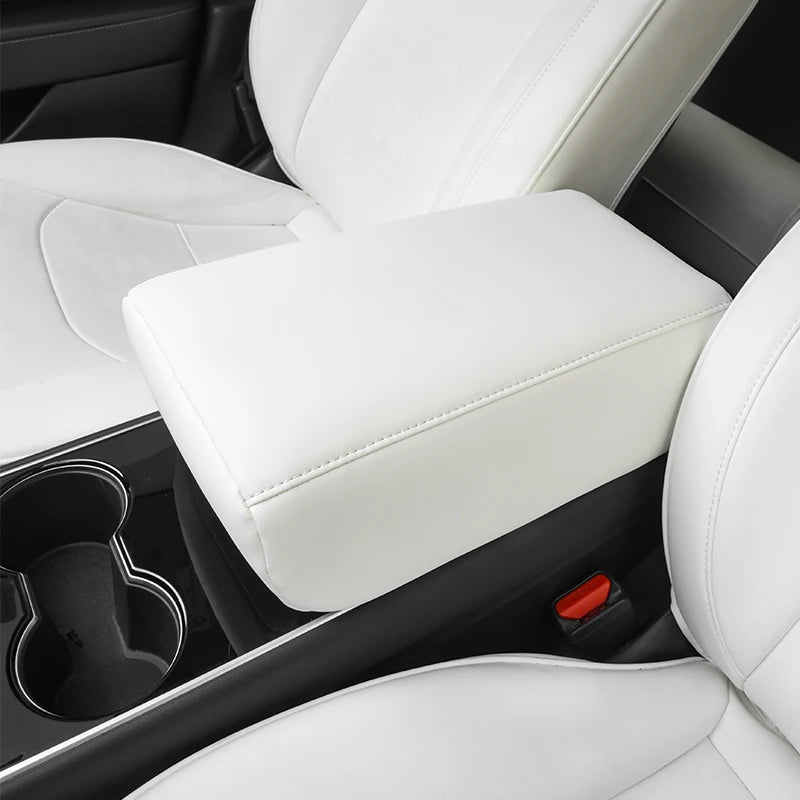 Accoudoir Coussin Mémoire de Forme Tesla Model 3 et Y - vue de face - Becquet Voiture