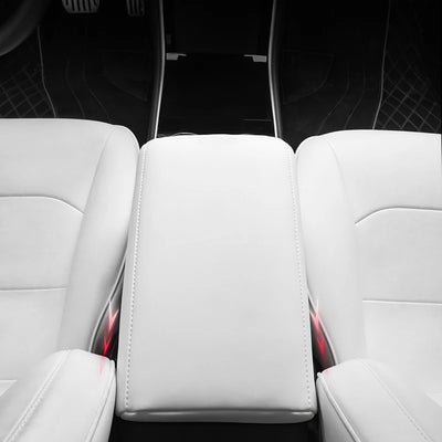 Accoudoir Coussin Mémoire de Forme Tesla Model 3 et Y - vue de trois-quarts - Becquet Voiture