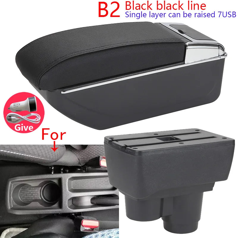 Accoudoir Dacia Duster avec Rangement et Ports USB - détail du montage - Becquet Voiture