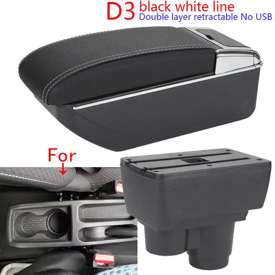 Accoudoir Dacia Duster avec Rangement et Ports USB - vue de dessus - Becquet Voiture