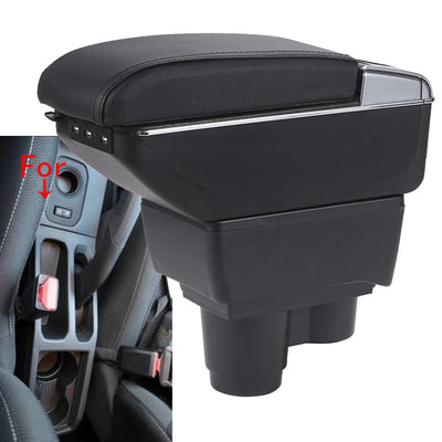 Accoudoir Dacia Duster avec Rangement et Ports USB - vue de face - Becquet Voiture