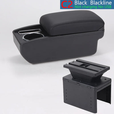 Accoudoir de Voiture Universel avec Rangement - en situation - Becquet Voiture