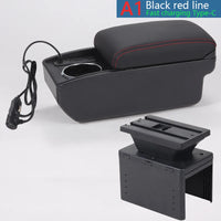 Accoudoir de Voiture Universel avec Rangement - installé sur véhicule 2 - Becquet Voiture