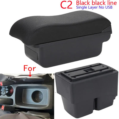 Accoudoir Ford Fiesta MK7 2009-2017 - vue de dessus - Becquet Voiture