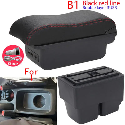 Accoudoir Ford Fiesta MK7 2009-2017 - vue de face 2 - Becquet Voiture