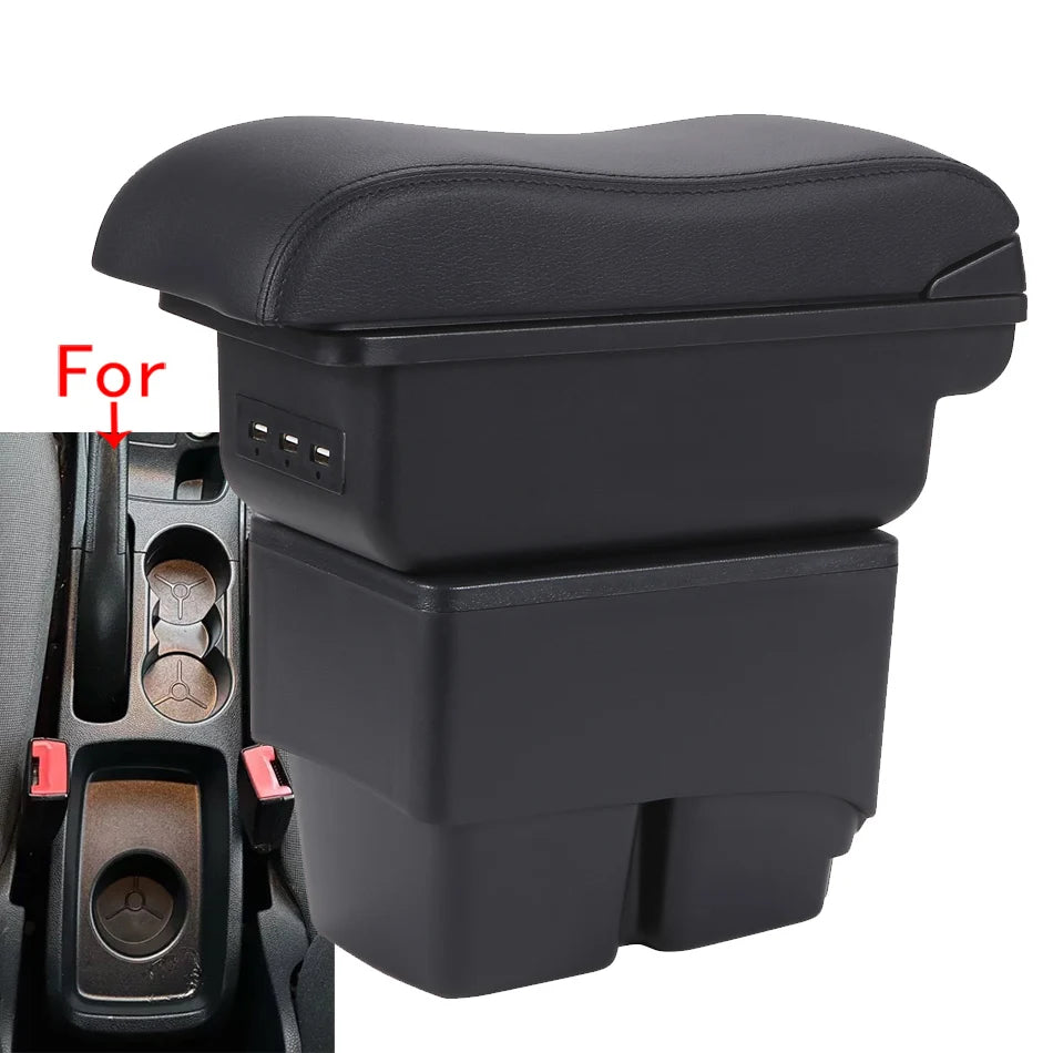 Accoudoir Ford Fiesta MK7 2009-2017 - vue de face - Becquet Voiture