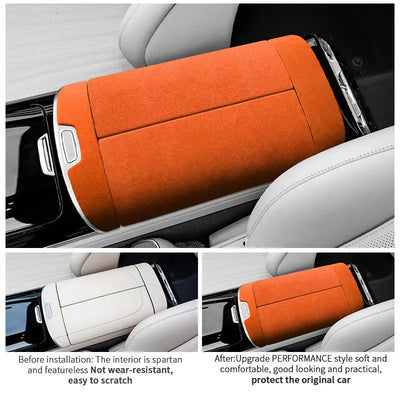 Accoudoir Mercedes Classe S W223 Alcantara - vue de profil - Becquet Voiture