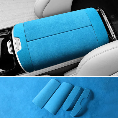 Accoudoir Mercedes Classe S W223 Alcantara - vue de trois-quarts - Becquet Voiture
