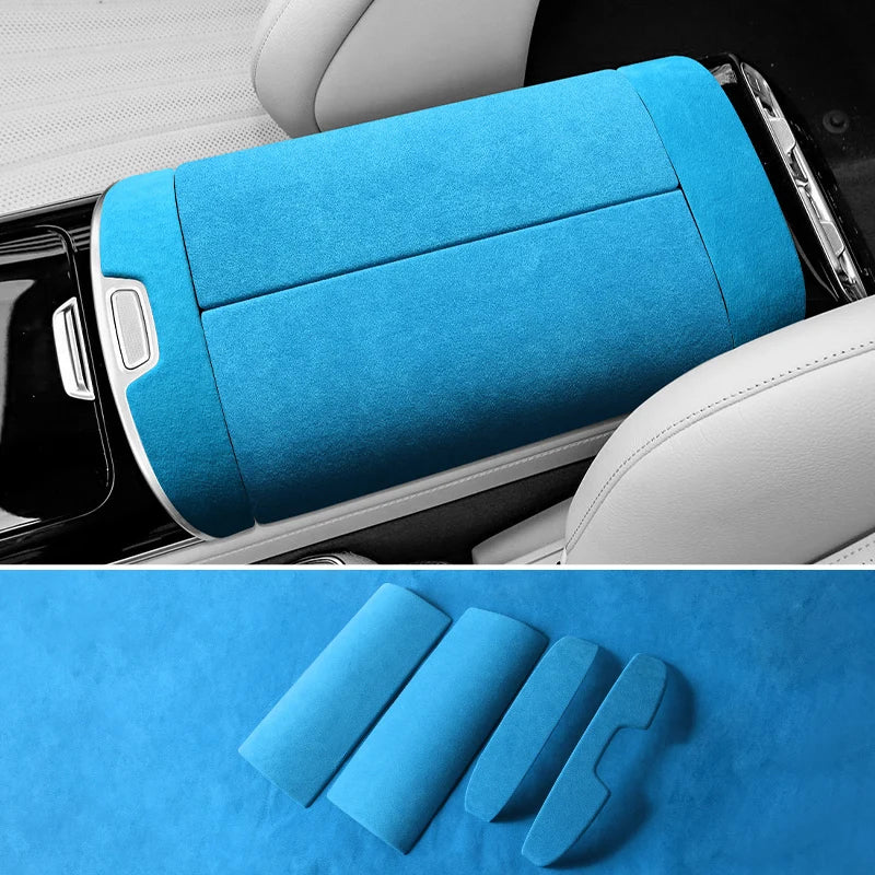 Accoudoir Mercedes Classe S W223 Alcantara - vue de trois-quarts - Becquet Voiture