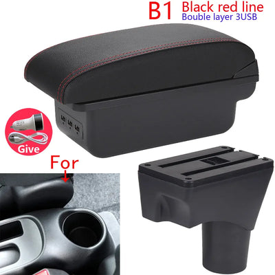 Accoudoir Nissan Sunny 2010-2022 — Boîte de Rangement - détail du montage - Becquet Voiture