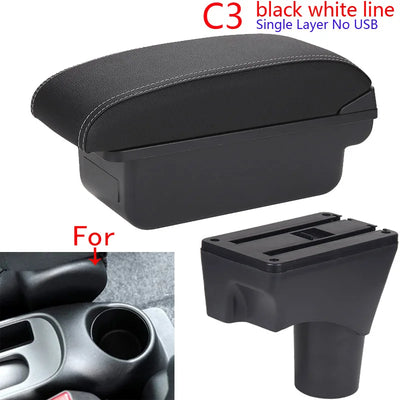Accoudoir Nissan Sunny 2010-2022 — Boîte de Rangement - en situation - Becquet Voiture