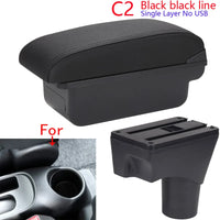 Accoudoir Nissan Sunny 2010-2022 — Boîte de Rangement - vue de face 2 - Becquet Voiture