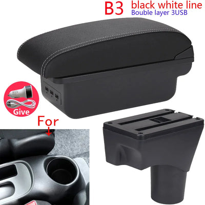 Accoudoir Nissan Sunny 2010-2022 — Boîte de Rangement - vue rapprochée - Becquet Voiture