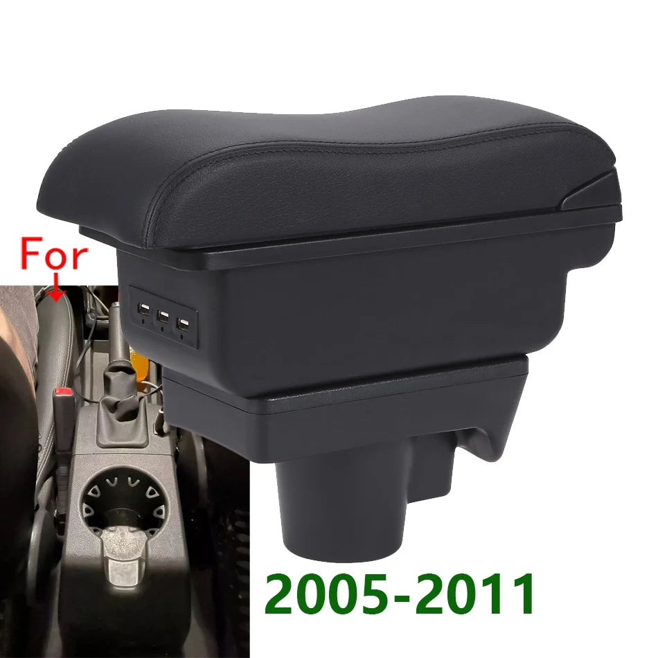 Accoudoir Opel Astra H 2006-2011 — Boîte de Rangement - vue de face - Becquet Voiture