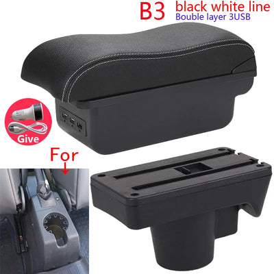 Accoudoir Opel Astra H 2006-2011 — Boîte de Rangement - vue de profil 2 - Becquet Voiture