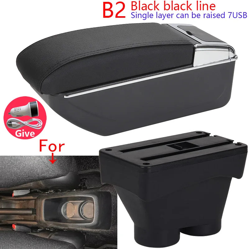 Accoudoir Peugeot 208 2012-2018 — Boîte de Rangement Cendrier - détail du montage - Becquet Voiture