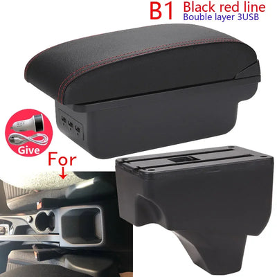 Accoudoir Peugeot 208 2019-2024 — Boîte de Rangement Cuir - détail du montage - Becquet Voiture