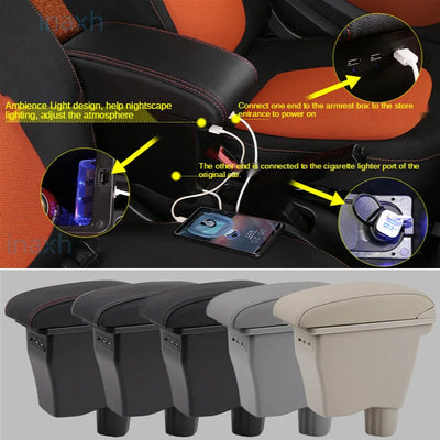 Accoudoir Smart Fortwo Forfour 453 2015-2018 - packshot studio - Becquet Voiture