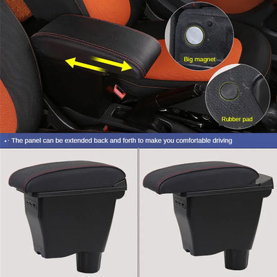 Accoudoir Smart Fortwo Forfour 453 2015-2018 - vue arrière - Becquet Voiture