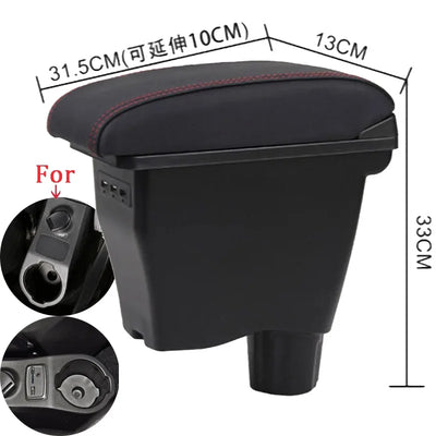 Accoudoir Smart Fortwo Forfour 453 2015-2018 - vue de profil - Becquet Voiture