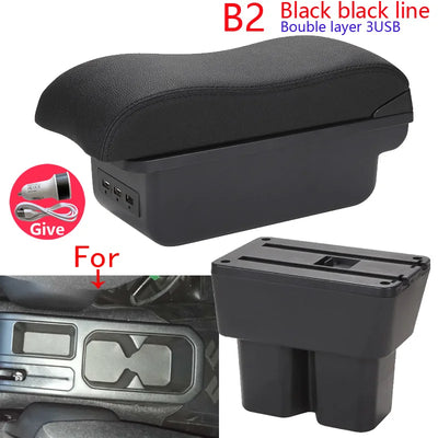 Accoudoir Suzuki Jimny JB74 2018-2024 — Boîte de Rangement - vue de dessus - Becquet Voiture