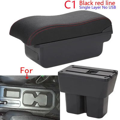Accoudoir Suzuki Jimny JB74 2018-2024 — Boîte de Rangement - vue de face 2 - Becquet Voiture