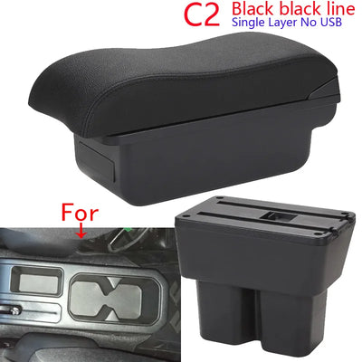 Accoudoir Suzuki Jimny JB74 2018-2024 — Boîte de Rangement - vue de profil 2 - Becquet Voiture